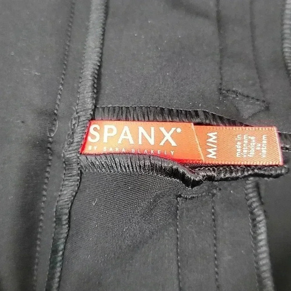 SPANX Ponte Skinny Pants with Sequin Tuxedo Legs Skinny Size M - Picture 7 of 8